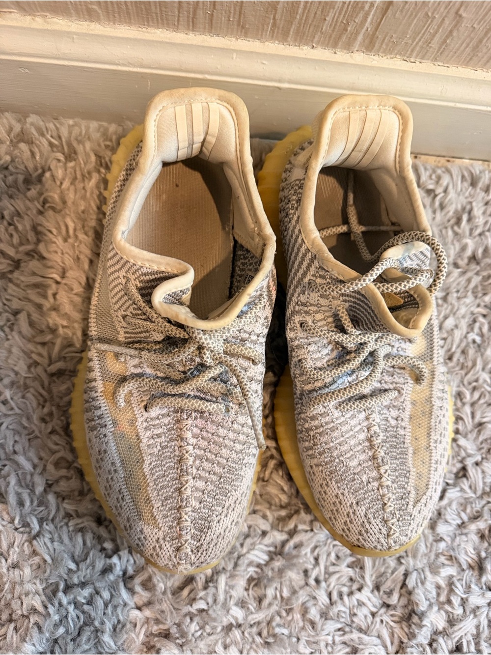 Yeezy Neutral Knit Sneakers Unisex Size 6 mens